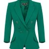 Elisabetta Franchi Blazers Giacca Green