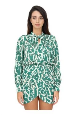 Elisabetta Franchi Casual Jurken Dress Green -Elisabetta Franchi Winkel decc7fe0ac938f01ada190505eb3a293