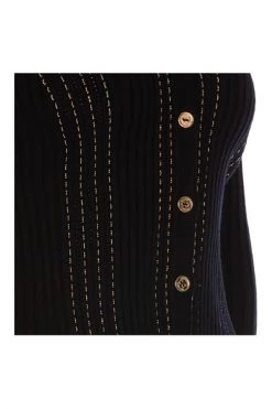 Elisabetta Franchi Vesten Cardigan Black -Elisabetta Franchi Winkel df06211eb4917920bc62fdb102e97347