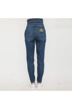Elisabetta Franchi Boyfriend Jeans Loose-fit Jeans Blue -Elisabetta Franchi Winkel df2ebddad711161029c5b4b0220f9058