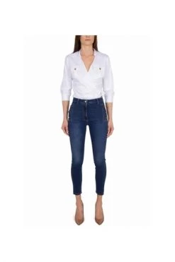 Elisabetta Franchi Skinny Jeans Blue