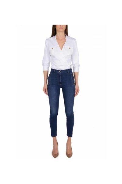 Elisabetta Franchi Skinny Jeans Blue 1 Elisabetta Franchi Skinny Jeans Blue