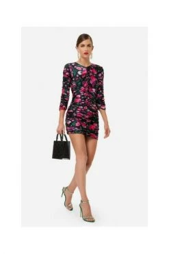 Elisabetta Franchi Casual Jurken Short Dresses Black