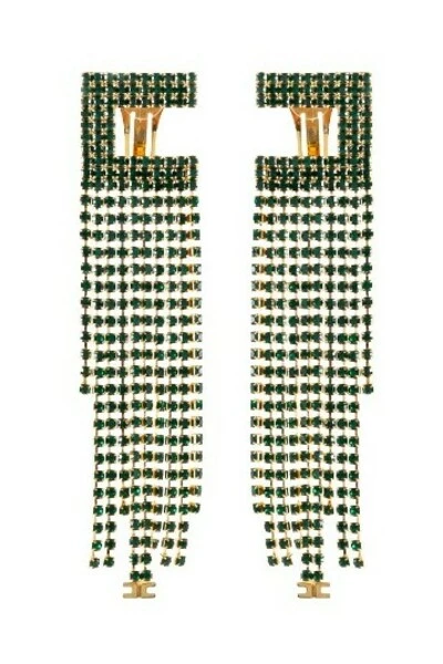 Elisabetta Franchi Oorbellen Earrings Green 2 Elisabetta Franchi Oorbellen Earrings Green - Afbeelding 2