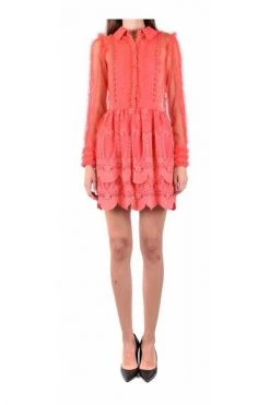 Elisabetta Franchi Casual Jurken Dress Red -Elisabetta Franchi Winkel e0cf4a2f90459a4b5547ebf29a1a5570