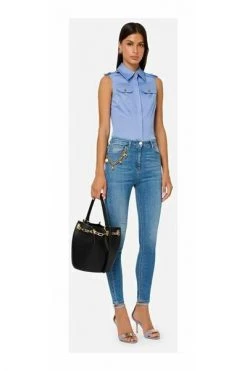 Elisabetta Franchi Skinny Jeans JEANS PJ35S21E3-104 Blue