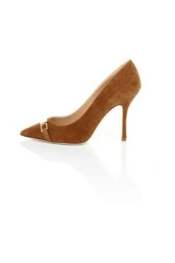 Elisabetta Franchi Pumps Décolleté Closed With Horsebit Brown