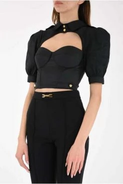 Elisabetta Franchi Shirts Shirt Black -Elisabetta Franchi Winkel e174109592909c9a5f9208bc8ad52a18