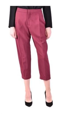 Elisabetta Franchi Wijde Broeken Kleding Broeken PA-187-87E2 Red -Elisabetta Franchi Winkel e19484e1b63d459ae318b57ffeb1f691