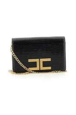 Schoudertassen ELISABETTA FRANCHI BLACK Black -Elisabetta Franchi Winkel e1c8215b54cc6d66f7d852385a4108c8