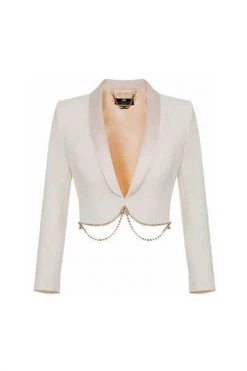Elisabetta Franchi Blazers White