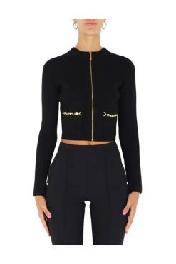 Elisabetta Franchi Vesten Cardigan MK47S26E2 Black 7 Elisabetta Franchi Vesten Cardigan MK47S26E2 Black -Elisabetta Franchi Winkel e27bd048062e40a47dc70912f2cdcb66