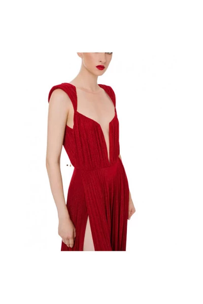 Elisabetta Franchi Jurken Occasion Dresses Red 2 Elisabetta Franchi Jurken Occasion Dresses Red - Afbeelding 2