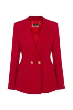 Blazers Elisabetta Franchi Red -Elisabetta Franchi Winkel e3216ef9e0cfbe97ea71bde09806744c