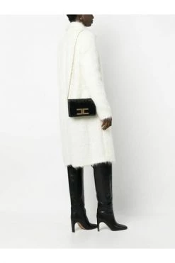 Elisabetta Franchi Schoudertassen Shoulder Bags Black