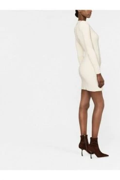 Casual Jurken Elisabetta Franchi Dresses Ivory White 6 Casual Jurken Elisabetta Franchi Dresses Ivory White -Elisabetta Franchi Winkel e3a06a46307209a2763a88192bf17252