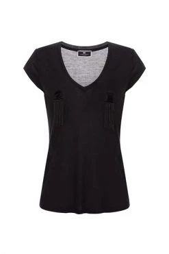 Elisabetta Franchi T-Shirts Black