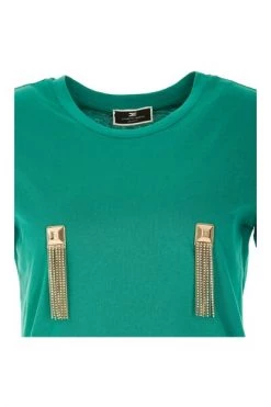 T-shirts Elisabetta Franchi Sweaters Green Green -Elisabetta Franchi Winkel e4338fce055a7ddce4d3c582f3427f1b