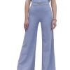 Elisabetta Franchi Wijde Broeken Palace Trousers Blue