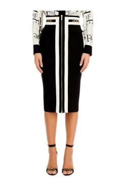 Elisabetta Franchi Kokerrokken Skirt Black -Elisabetta Franchi Winkel e45f799f5e336f7c42257ffc6b9c09f4