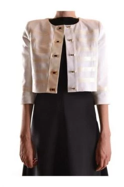 Elisabetta Franchi Blazers Blazer White -Elisabetta Franchi Winkel e682311df01cb18e76eaf82ef113c229