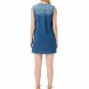 Elisabetta Franchi Casual Jurken Mini Denim Dress Blue