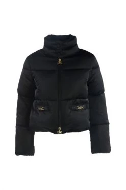 Elisabetta Franchi Gewatteerde Jassen Down Jackets Black