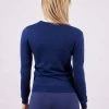 Elisabetta Franchi Sweaters V-neck Knitwear Blue
