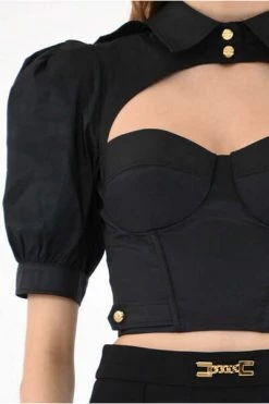 Elisabetta Franchi Shirts Shirt Black -Elisabetta Franchi Winkel e789fa2bb4b47d29faf62cd530a71f82