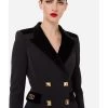Elisabetta Franchi Blazers Jackets Black