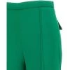 Elisabetta Franchi Wijde Broeken Trousers Green Green