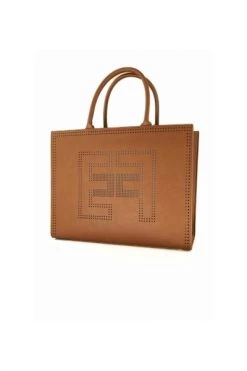 Elisabetta Franchi Shoppers Shopper Bag Brown