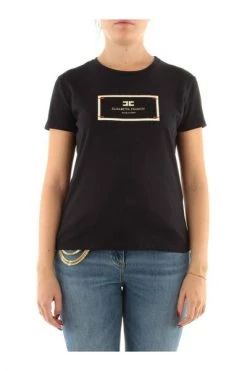 T-shirts Elisabetta Franchi MA00526E2 T-shirt Women Black Black