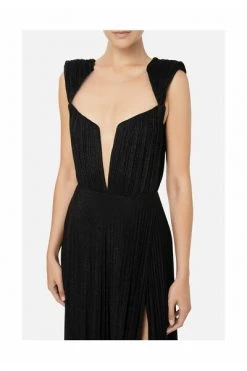 Elisabetta Franchi Maxi Jurken Maxi Dresses Black -Elisabetta Franchi Winkel e8c33725f2120e79b0845eaa273de2ae