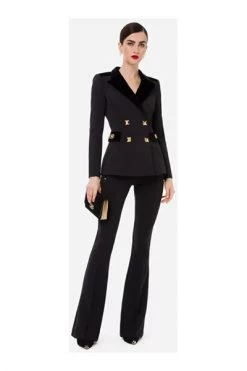 Blazers Elisabetta Franchi Jackets Black Black -Elisabetta Franchi Winkel e9067e28d6914017d2429ce66956e6bf