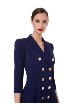 Elisabetta Franchi Casual Jurken Dress Blue -Elisabetta Franchi Winkel e906f9b357369dbd29475bffc8e8e9e6