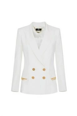 Elisabetta Franchi Blazers White