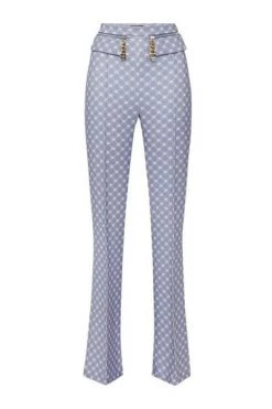 Elisabetta Franchi Wijde Broeken PANTALONI PA00521E2-AM2 Blue