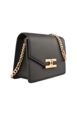 Elisabetta Franchi Schoudertassen Crossbody Bag Black