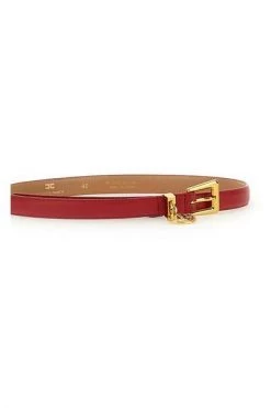 Elisabetta Franchi Riemen Belt Red