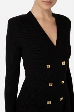 Elisabetta Franchi Casual Jurken Knitted Dresses Red