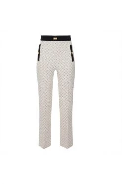 Elisabetta Franchi Pantalons Slim-fit Trousers White -Elisabetta Franchi Winkel ea7aa805ff8f7d1279d8e846f130511c