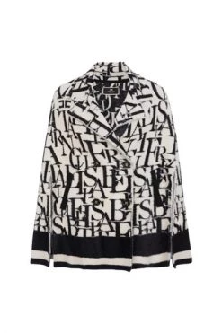 Poncho's Elisabetta Franchi Coats Black Black