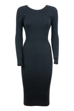 Elisabetta Franchi Casual Jurken Dress Black Black