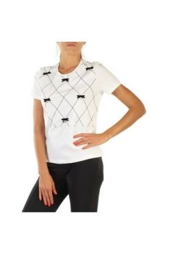 Elisabetta Franchi T-Shirts White -Elisabetta Franchi Winkel eaf39dd463bfe8842c4271d2ba998407