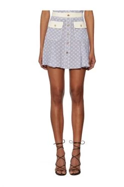 Elisabetta Franchi Korte Rokken Skirt Purple