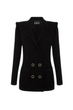 Elisabetta Franchi Blazers Knitwear Black -Elisabetta Franchi Winkel ebe3b9e9d13e9d9cc507cc9b52f0c443