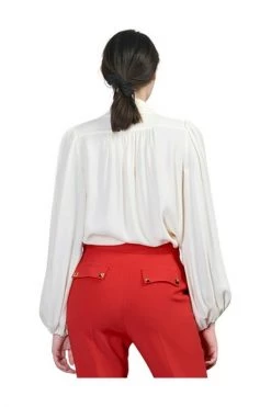 Elisabetta Franchi Blouses White -Elisabetta Franchi Winkel ebef3f0b6ba05287dbf6509cb6f74efa
