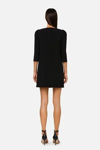 Elisabetta Franchi Casual Jurken Short Dresses Black 4 Elisabetta Franchi Casual Jurken Short Dresses Black - Afbeelding 4