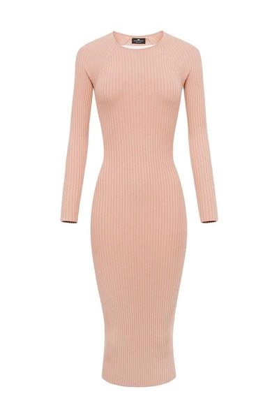 Elisabetta Franchi Casual Jurken JURK Pink 2 Elisabetta Franchi Casual Jurken JURK Pink - Afbeelding 2